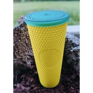 Starbucks Pineapple HAWAII Collection Yellow Studded 24 fl oz Venti Tumbler Cup
